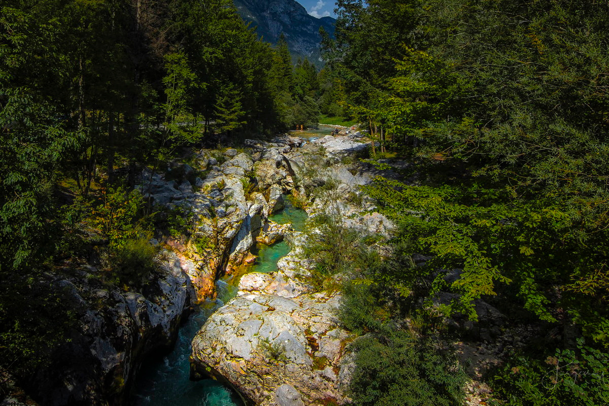 Blick in die Schlucht