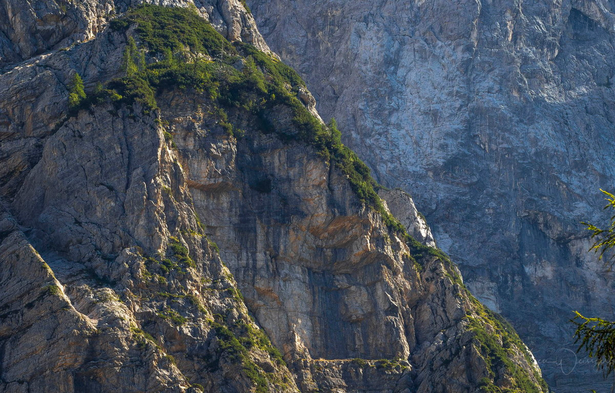 Licht auf dem Fels