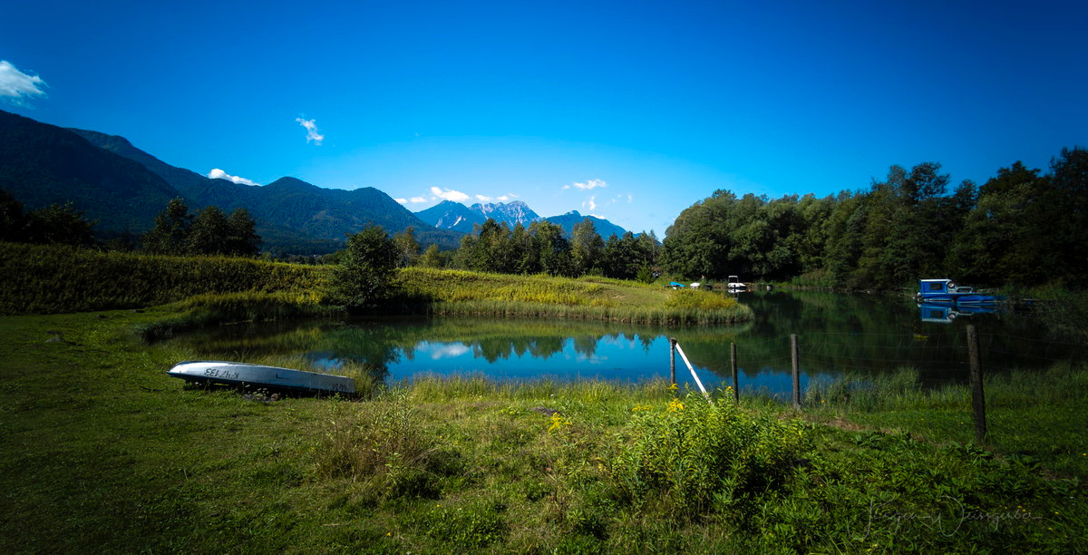 Spiegelung im kleinen See