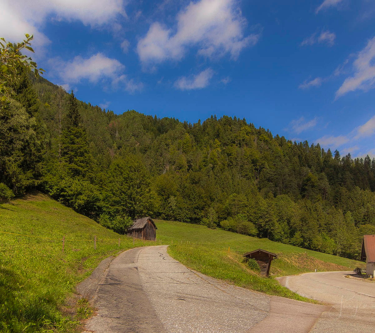 Abzweig ins Tal